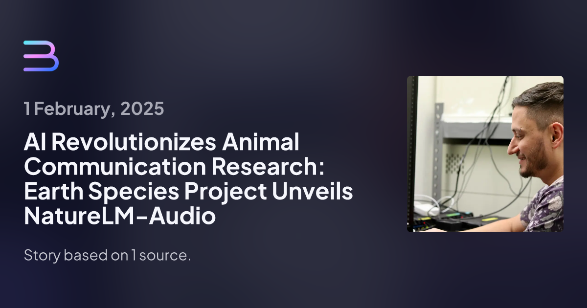 AI Revolutionizes Animal Communication Research: Earth Species Project Unveils NatureLM-Audio
