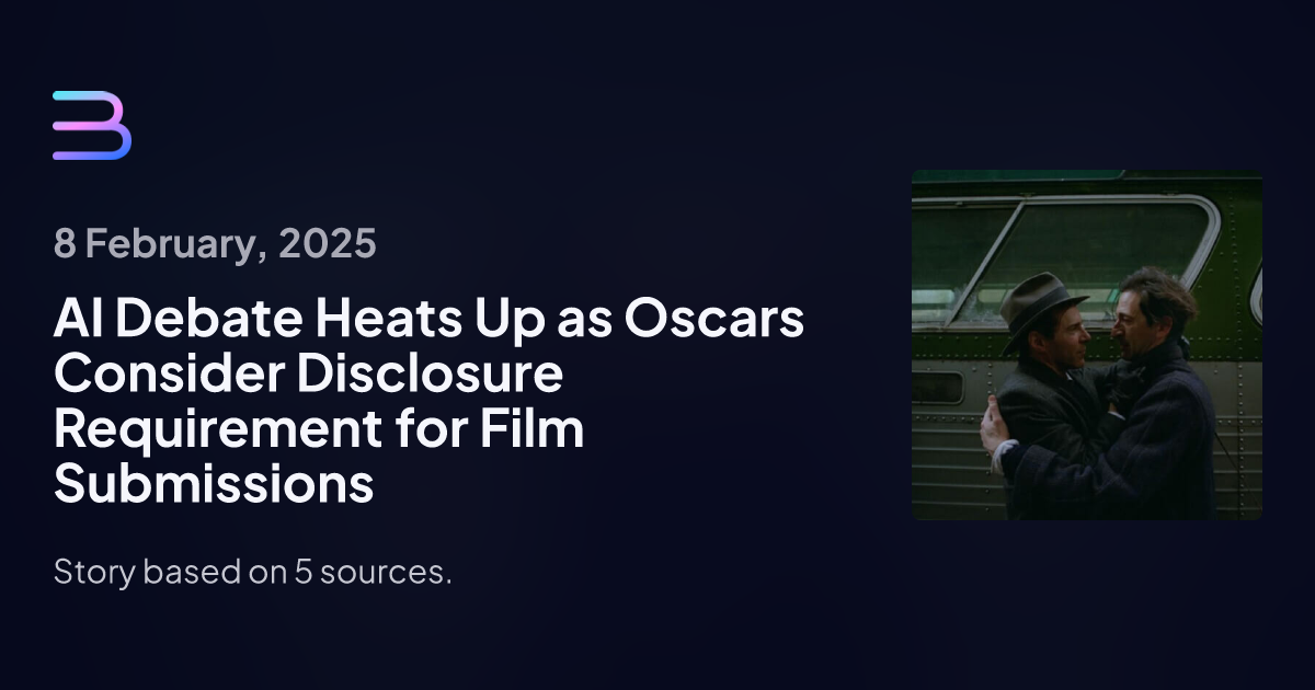 Oscars Consider Mandatory AI Disclosure, Sparking Debate on Ethics and Transparency in Filmmaking