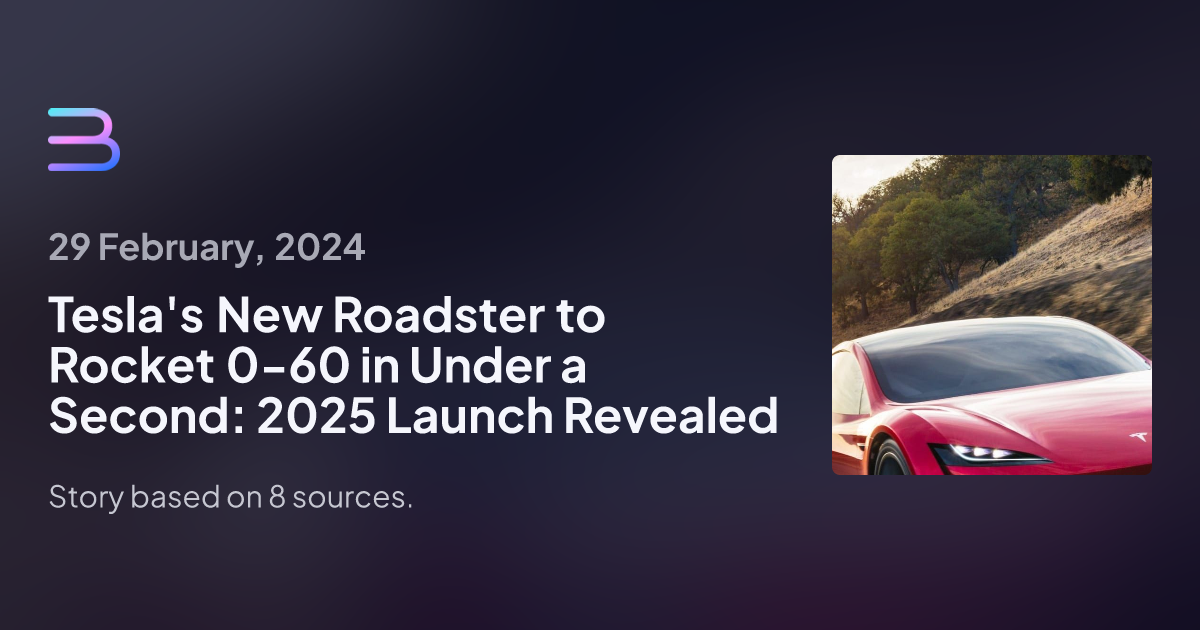 Tesla's New Roadster to Rocket 0-60 in Under a Second: 2025 Launch