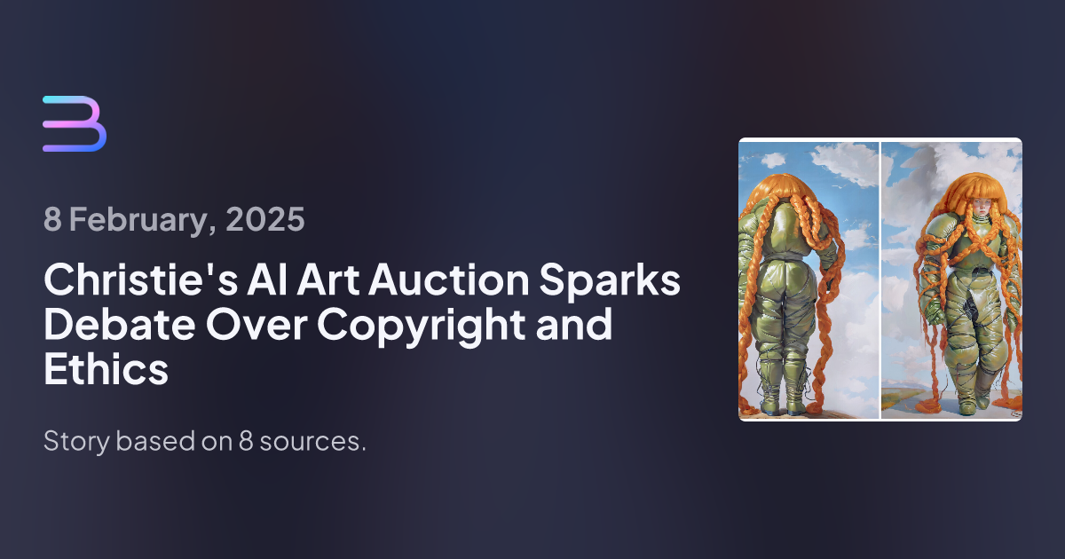 Christie's to Host Groundbreaking AI Art Auction Highlighting Human-Machine Creativity Fusion