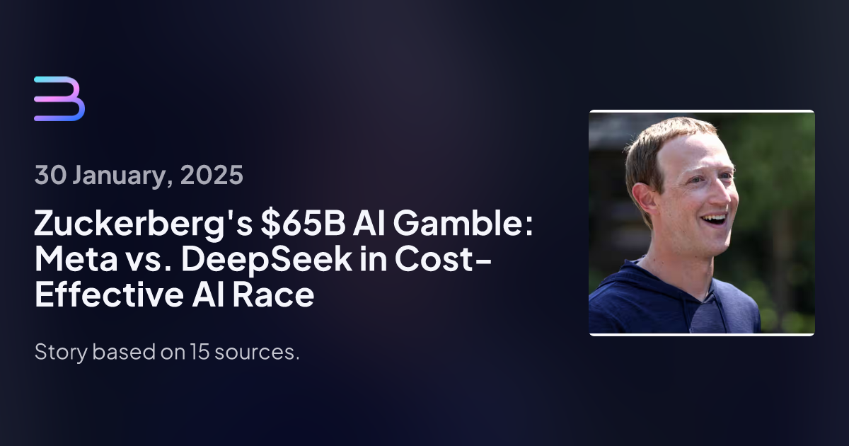 Meta's $65B AI Investment Sparks Stock Fluctuations Amid DeepSeek's Emerging Threat