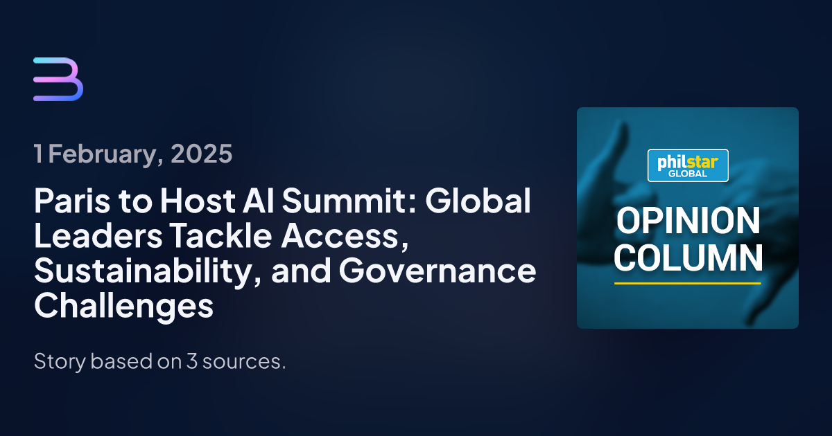 Paris to Host AI Summit: Global Leaders Tackle Access, Sustainability, and Governance Challenges