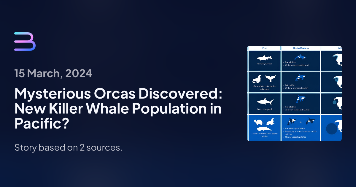 Mysterious Orcas Discovered New Killer Whale Population in Pacific