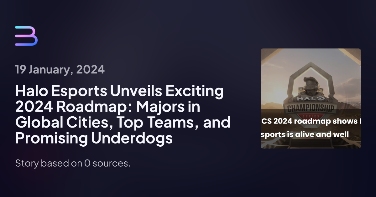 Halo Esports Unveils Exciting 2024 Roadmap Majors in Global Cities