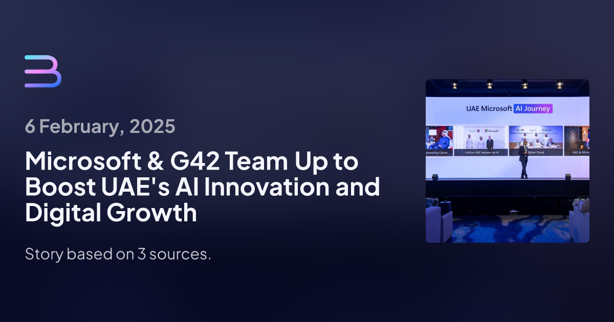 Microsoft Kicks Off Global AI Tour in Dubai, Showcases UAE's Digital Transformation